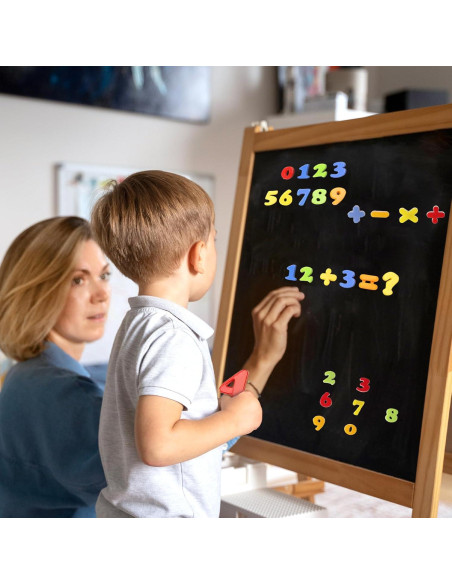 LovesTown 104 Piezas Letras y Números Magnéticos para Niños