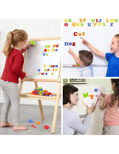 LovesTown 104 Piezas Letras y Números Magnéticos para Niños