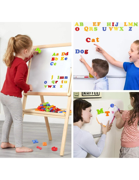 LovesTown 104 Piezas Letras y Números Magnéticos para Niños