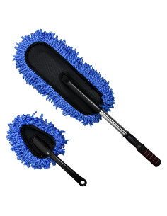 2 Plumones de Microfibra para Auto Sylvil, Limpieza Interior y Exterior