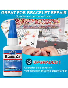 Pegamento para Joyería DREAHLIFE 30g - Adhesivo Claro para Pulseras 2