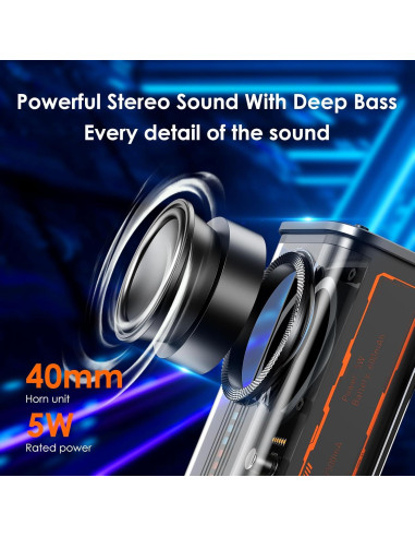 Altavoz Bluetooth K07 Inalámbrico con Luces LED 30m