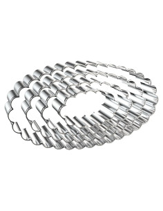 Juego de Cortadores de Galletas Ovalados QAAQS - Acero Inoxidable