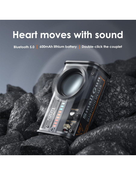 Altavoz Bluetooth K07 Inalámbrico con Luces LED 30m