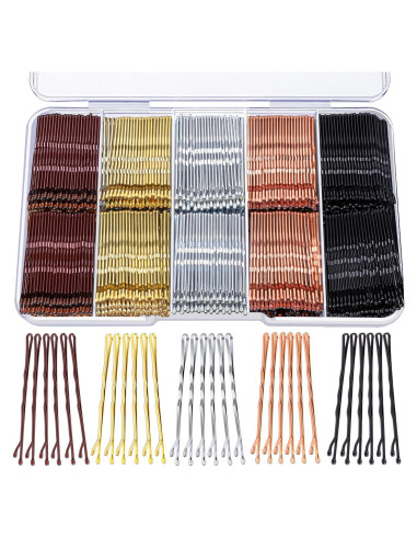 Pinzas para el cabello Teenitor 250 Pcs 5.08 cm con caja