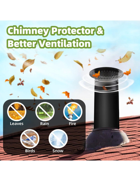 Tapa de Chimenea Redonda 4 Pulgadas Acero Galvanizado - Ventilación Tapa de Chimenea Redonda 4 Pulgadas Acero Galvanizado - Ventilación