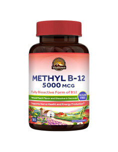 Vitamina B12 Metílica Vitalitown 5000 mcg 90 Tabletas Rápidas