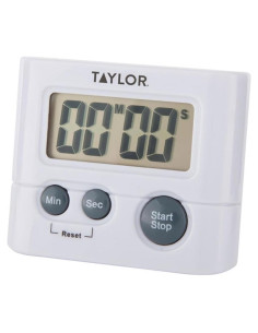 Temporizador Digital Taylor 99 Min 59 Seg Compacto Blanco