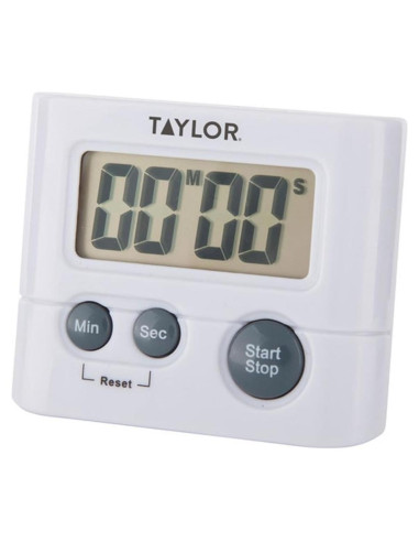 Temporizador Digital Taylor 99 Min 59 Seg Compacto Blanco