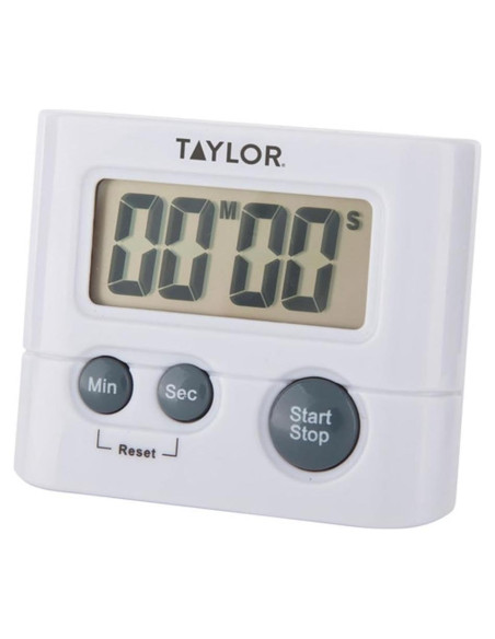 Temporizador Digital Taylor 99 Min 59 Seg Compacto Blanco