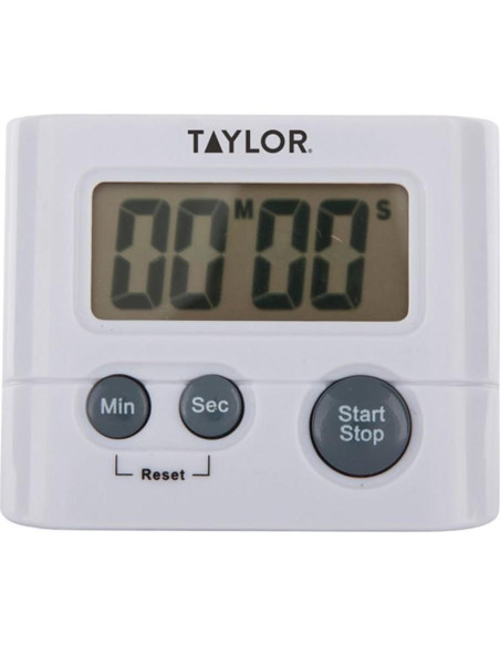 Temporizador Digital Taylor 99 Min 59 Seg Compacto Blanco