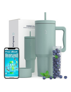 Taza Infusion Pro 1.18 L Acero Inoxidable Azul con Infusor
