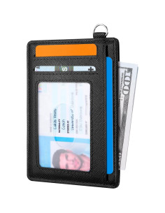 Cartera Slim Mayski RFID Minimalista Unisex Negra 2