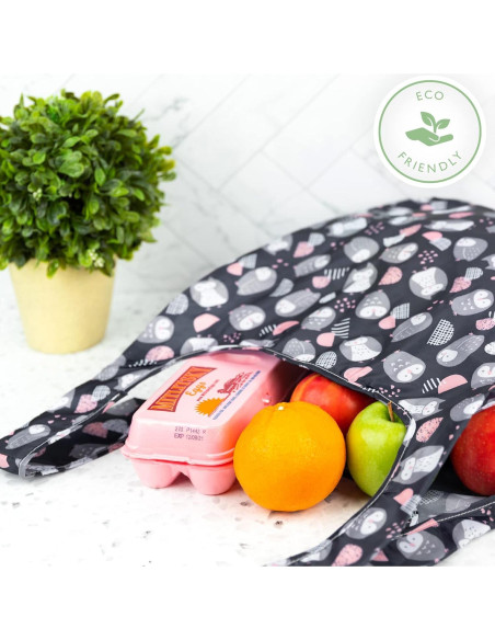 Bolsa de Compras Reutilizable Masirs 6-Pack Patrón Animal