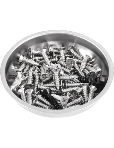 Bandeja Magnética Acero Inoxidable FUNSUEI 10 Piezas 7.62 cm