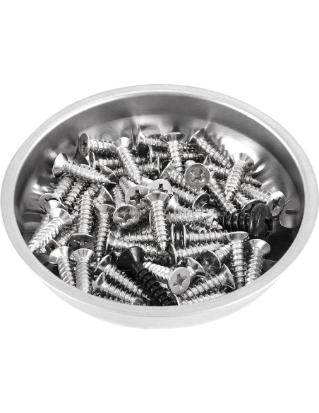 Bandeja Magnética Acero Inoxidable FUNSUEI 10 Piezas 7.62 cm