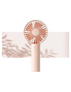 Ventilador de Mano JISULIFE FA21 Portátil 2000mAh Rosa 3 Velocidades