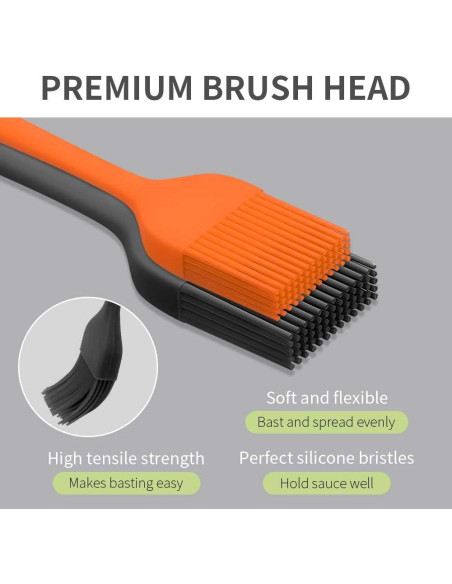 Brochas de Silicona para Basting Consevisen - Set de 2