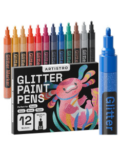 Marcadores de Pintura Brillante Artistro - 12 Unidades 3mm