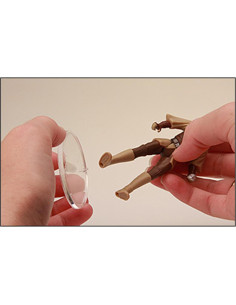 Soportes Transparentes Protech AFS-1C para Figuras 3.75" 2