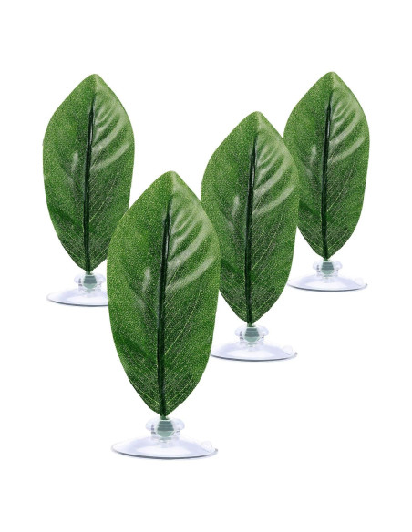 Hamaca de Hoja para Betta Boao - 4 Piezas, 4x9.5 cm