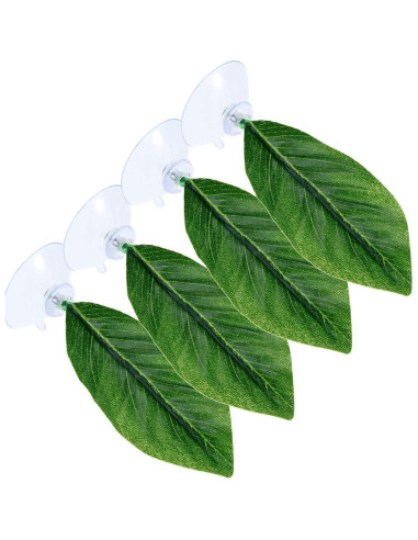 Hamaca de Hoja para Betta Boao - 4 Piezas, 4x9.5 cm