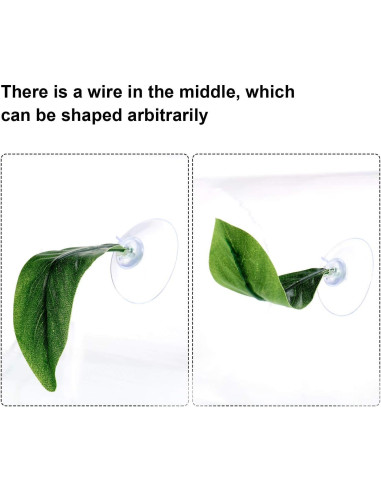 Hamaca de Hoja para Betta Boao - 4 Piezas, 4x9.5 cm