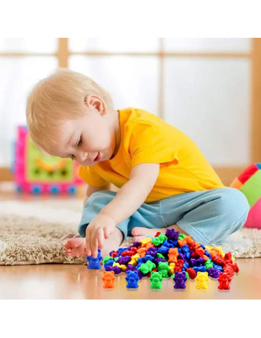 Ositos de Conteo de Colores Timoo - 60 PCS Brillantes