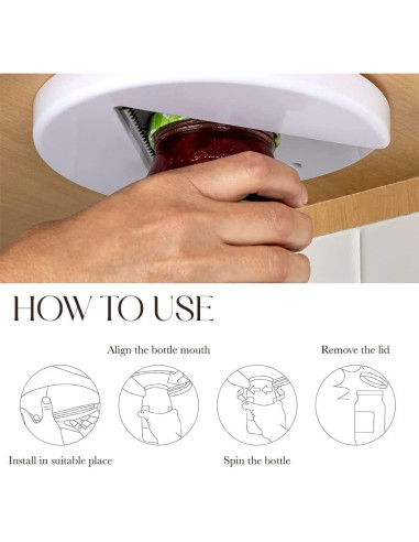 Abridor de Tarros Bajo Gabinete Bellemain - Fácil Instalación