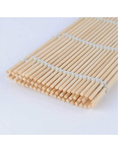 Esterilla de Bambú JapanBargain para Sushi 26.67 cm Cuadrada