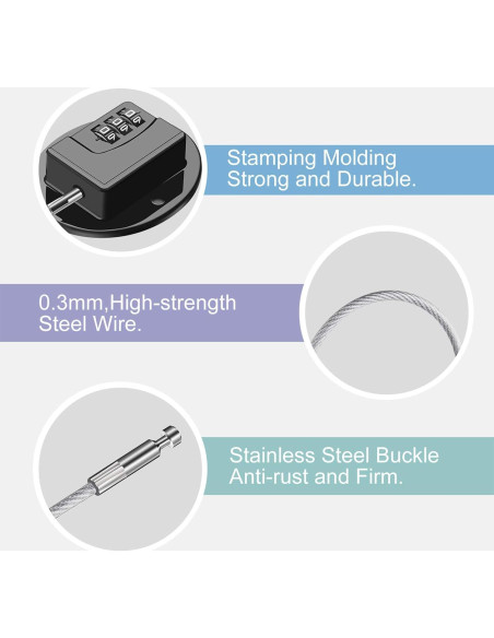 Cerraduras para Refrigerador - 2 Paquetes Alta Resistencia Negro Cerraduras para Refrigerador - 2 Paquetes Alta Resistencia Negro
