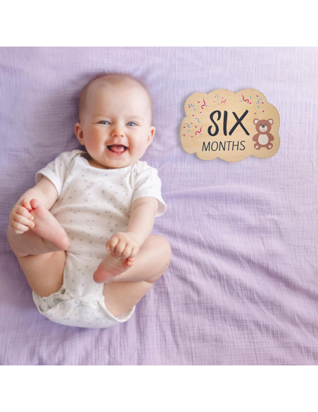 Set de Tarjetas de Hito Mensual XL Heart's Sign - 14 Diseños