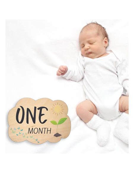 Set de Tarjetas de Hito Mensual XL Heart's Sign - 14 Diseños