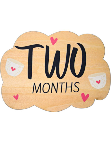 Set de Tarjetas de Hito Mensual XL Heart's Sign - 14 Diseños