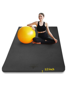 Alfombrilla de Yoga Hatha Yoga TPE 183x122 cm Antideslizante