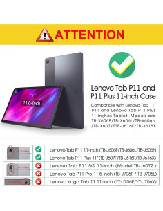 Funda Transparente Bkinew para Lenovo Tab P11 y P11 Plus 11" 2