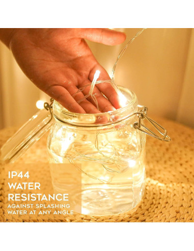 Luces de Cortina LED Suddus 200 Bombillas Blanco Cálido