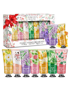 Set de 7 Cremas de Manos Hidratantes Loción Natural