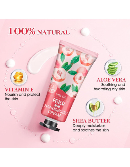 Set de 7 Cremas de Manos Hidratantes Loción Natural Set de 7 Cremas de Manos Hidratantes Loción Natural