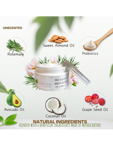 Hidratante Facial y Corporal Aspen Kay Naturals 118 ml Sin Fragancia