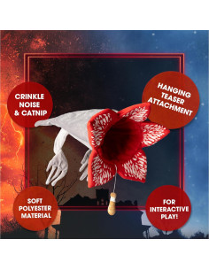 Saco de Juego para Gatos Stranger Things Demogorgon 43x40cm 2