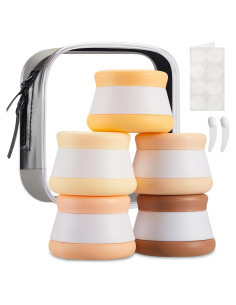 Contenedores de Viaje INSFIT 5PCS Silicona 20ml A Prueba de Fugas