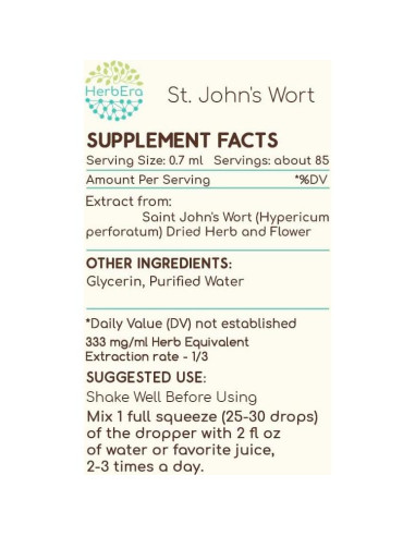 Extracto de Hierba de San Juan Sin Alcohol HerbEra 59 ml