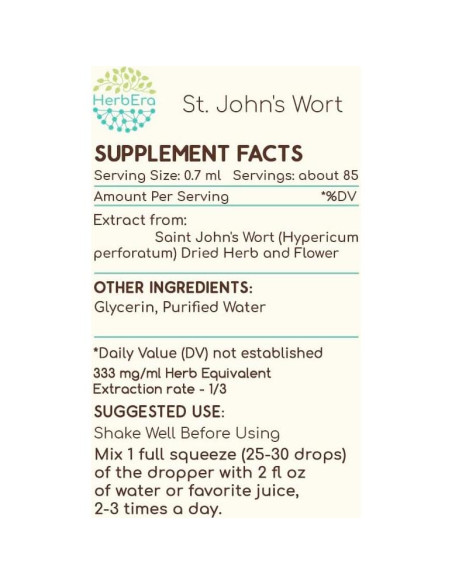 Extracto de Hierba de San Juan Sin Alcohol HerbEra 59 ml