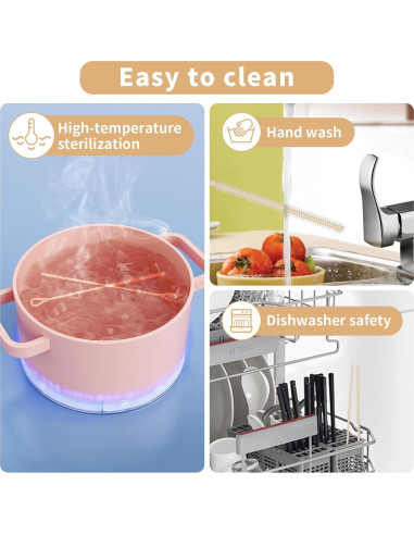 Set de 2 Cepillos Limpiadores de Pajitas Cabipeove 25cm