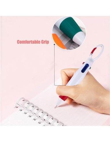 Paquete de 30 bolígrafos retráctiles Abgream 1.0mm multicolor