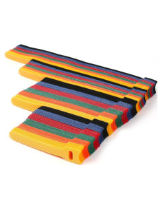 Bridas Reutilizables 180 PCS Nylon Multicolor 4-10 cm