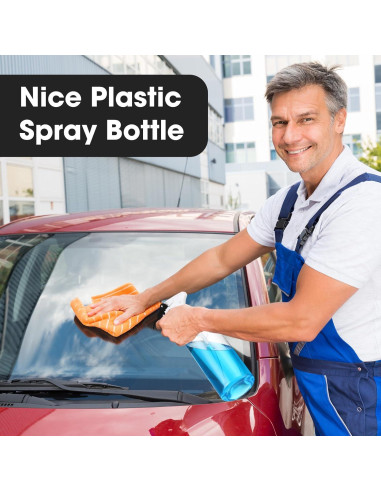 12 Botellas de Spray Reutilizables Eccliy 500 ml para Limpieza