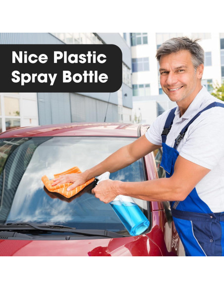 12 Botellas de Spray Reutilizables Eccliy 500 ml para Limpieza