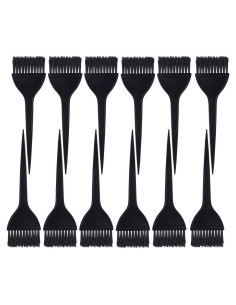 Paquete de 12 Pinceles para Tinte de Cabello Tbestmax Negro